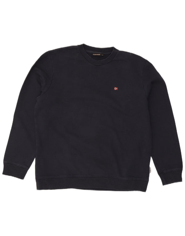 Napapijri Mens Geographic Sweatshirt Jumper 2XL Navy Blue