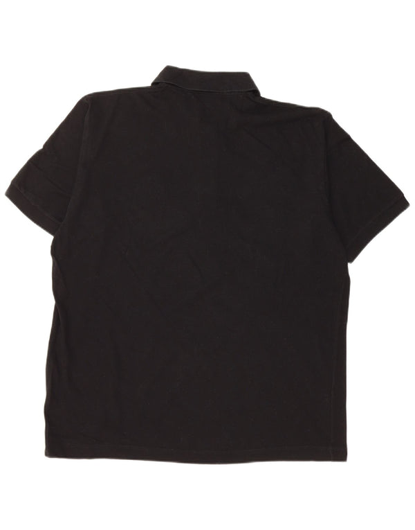 Sergio Tacchini Herre poloshirt IT 48 Medium Sort Bomuld