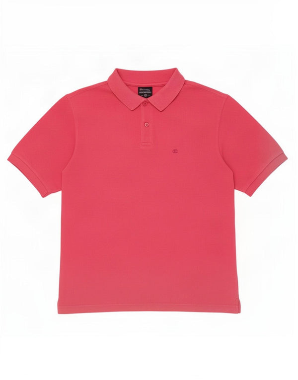 Champion herre poloshirt Medium Pink Bomuld