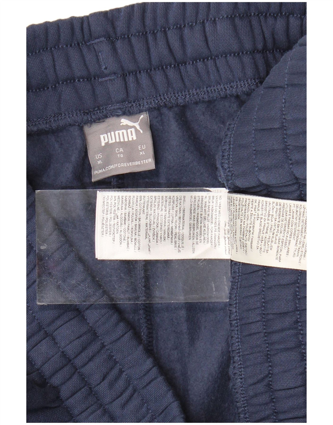 PUMA træningsdragt til kvinder Joggers UK 18 XL marineblå bomuld