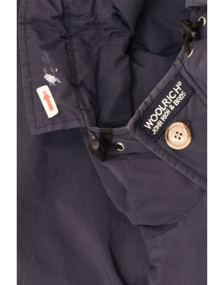 Woolrich hættejakke til drenge 9-10 år marineblå