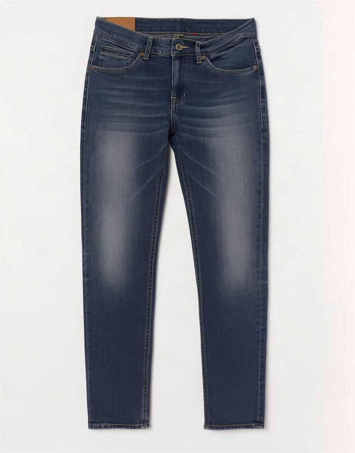 Dondup Dame Slim Jeans W33 L32 Blå Bomuld