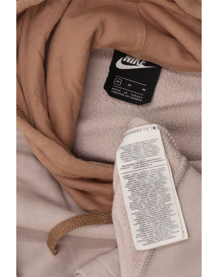 Nike Dame Oversized Hoodie Jumper UK 14 Medium Flerfarvet Colourblock