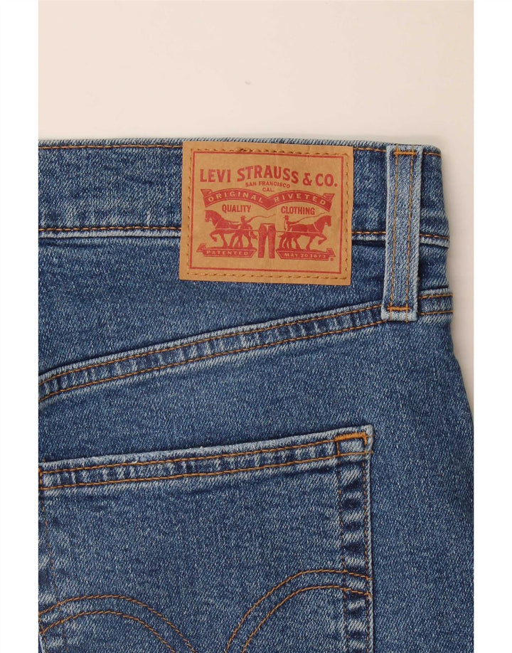 Levi's Kvinder Højtliggende Tapered Jeans W32 L29 Blå