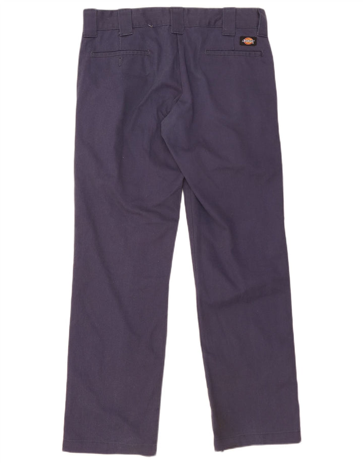Dickies Straight Chino-bukser til mænd W32 L32 Marineblå polyester
