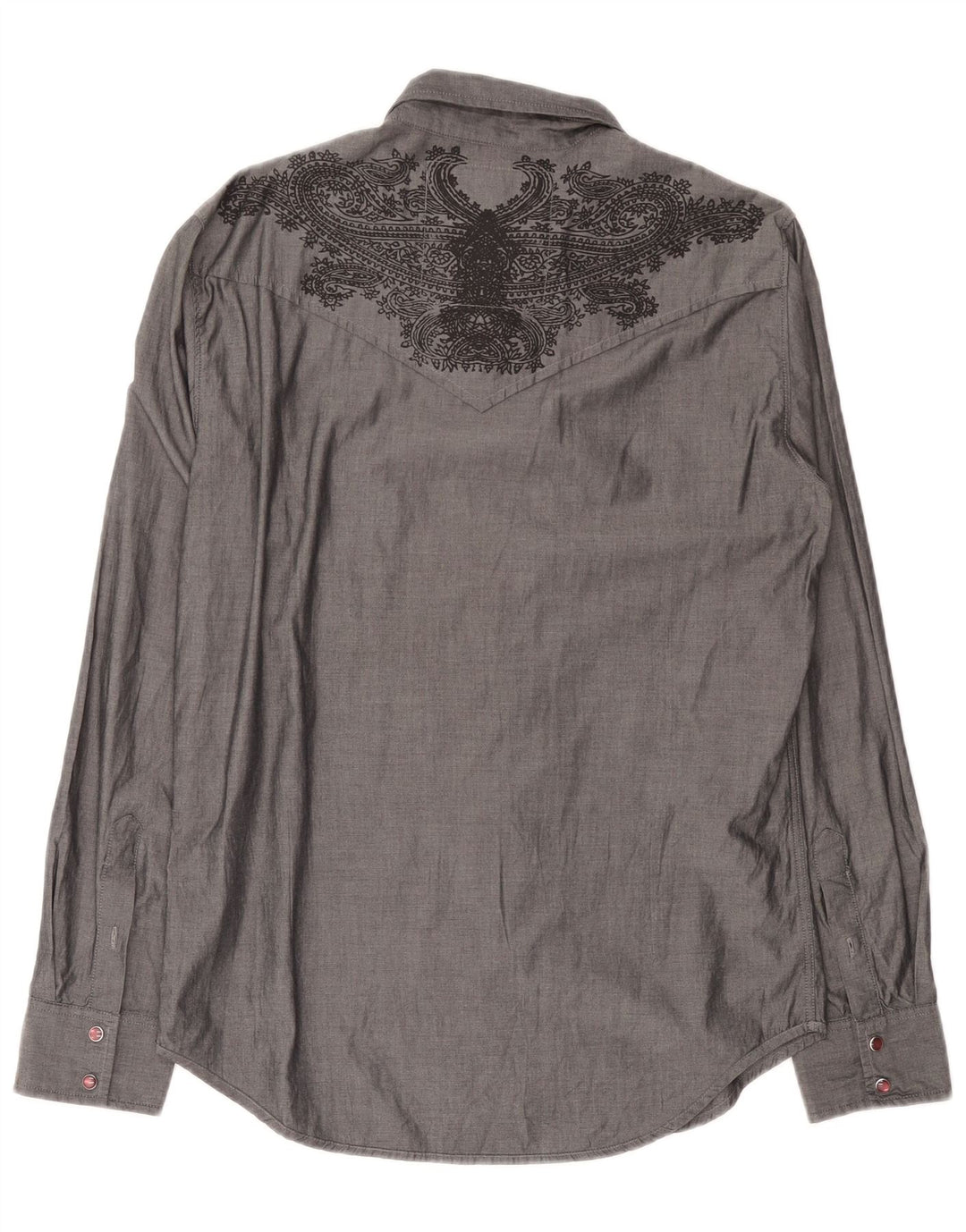 GUESS Herreskjorte Medium Grey Paisley Cotton