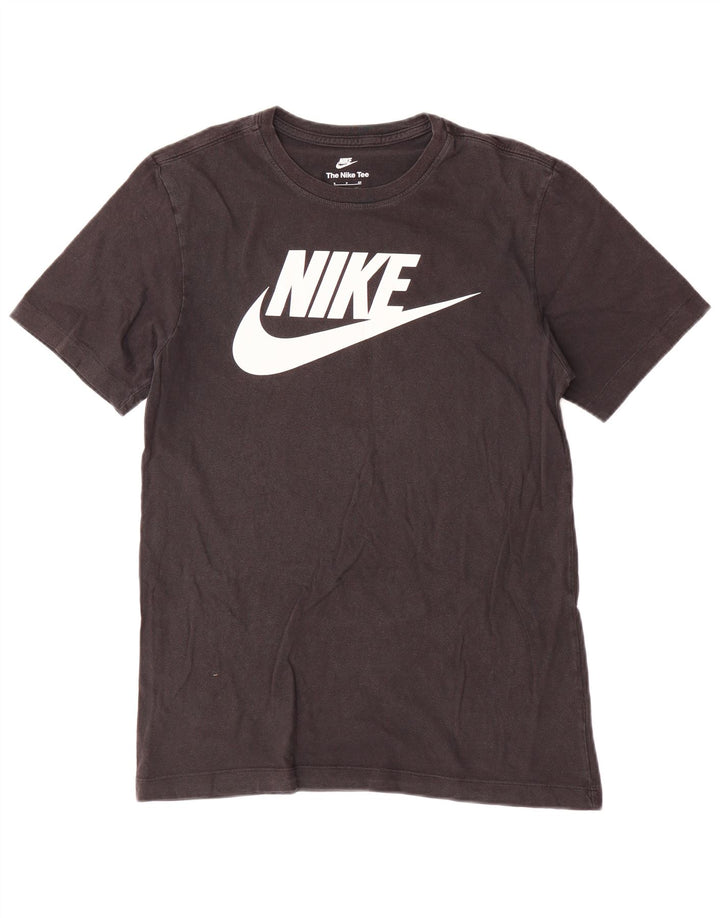 Nike grafisk t-shirt top til mænd, lille sort bomuld