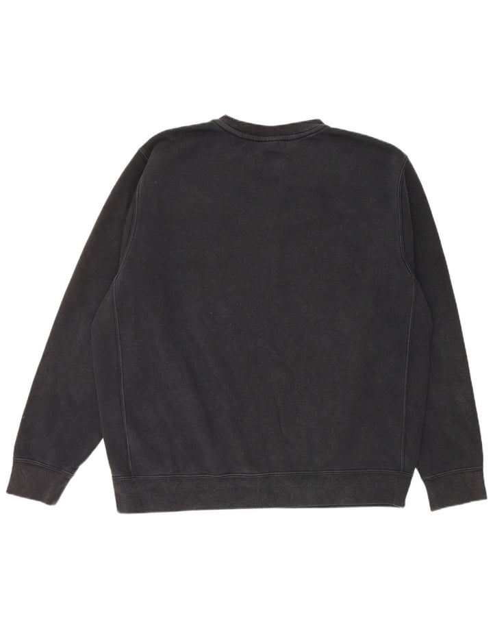 NIKE sweatshirt til mænd, stor sort bomuld