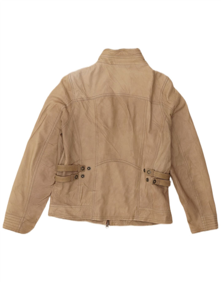 Cecil Dame Læderjakke UK 12 Medium Brun