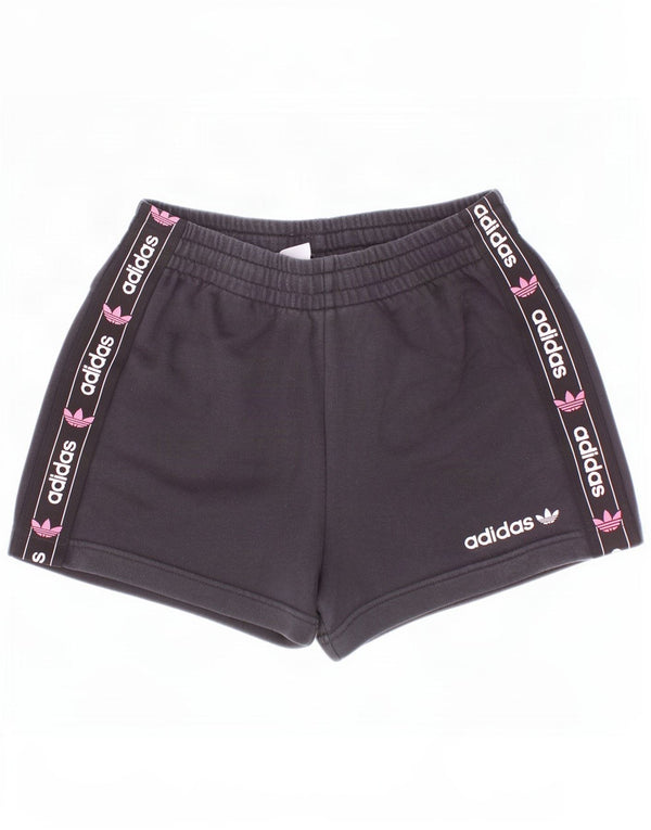 Adidas piger grafiske sportsshorts 13-14 år sort bomuld