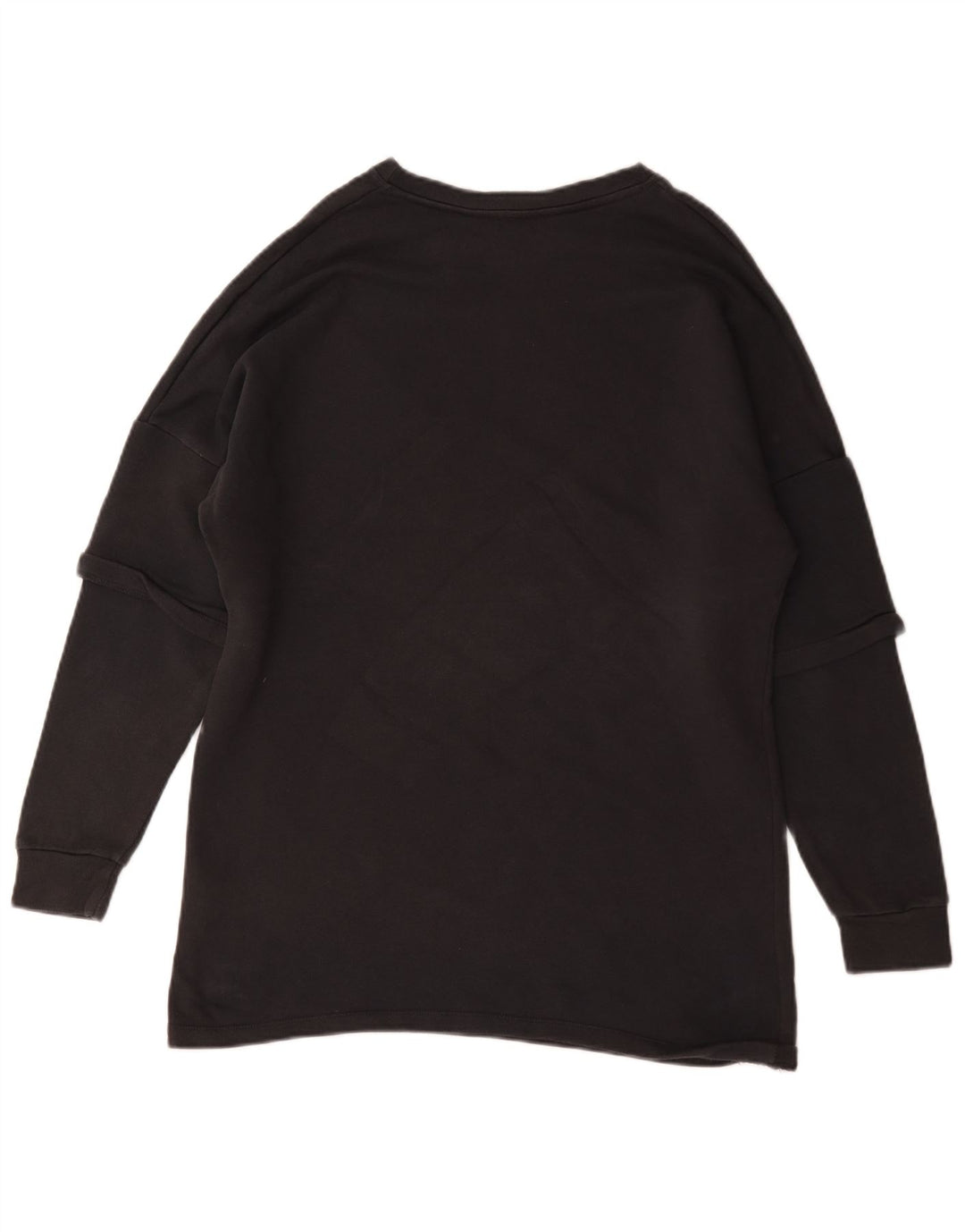 Zara Herre Sweatshirt Jumper Lille sort bomuld