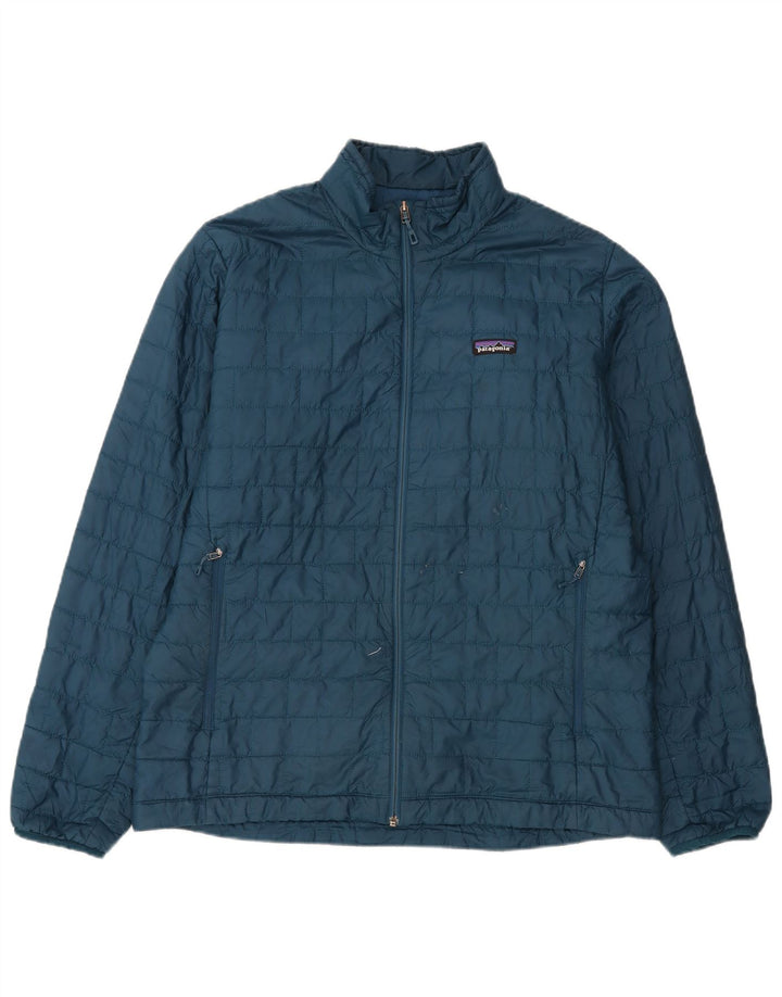 Patagonia Polstret Herrejakke UK 42 XL Blå Polyester