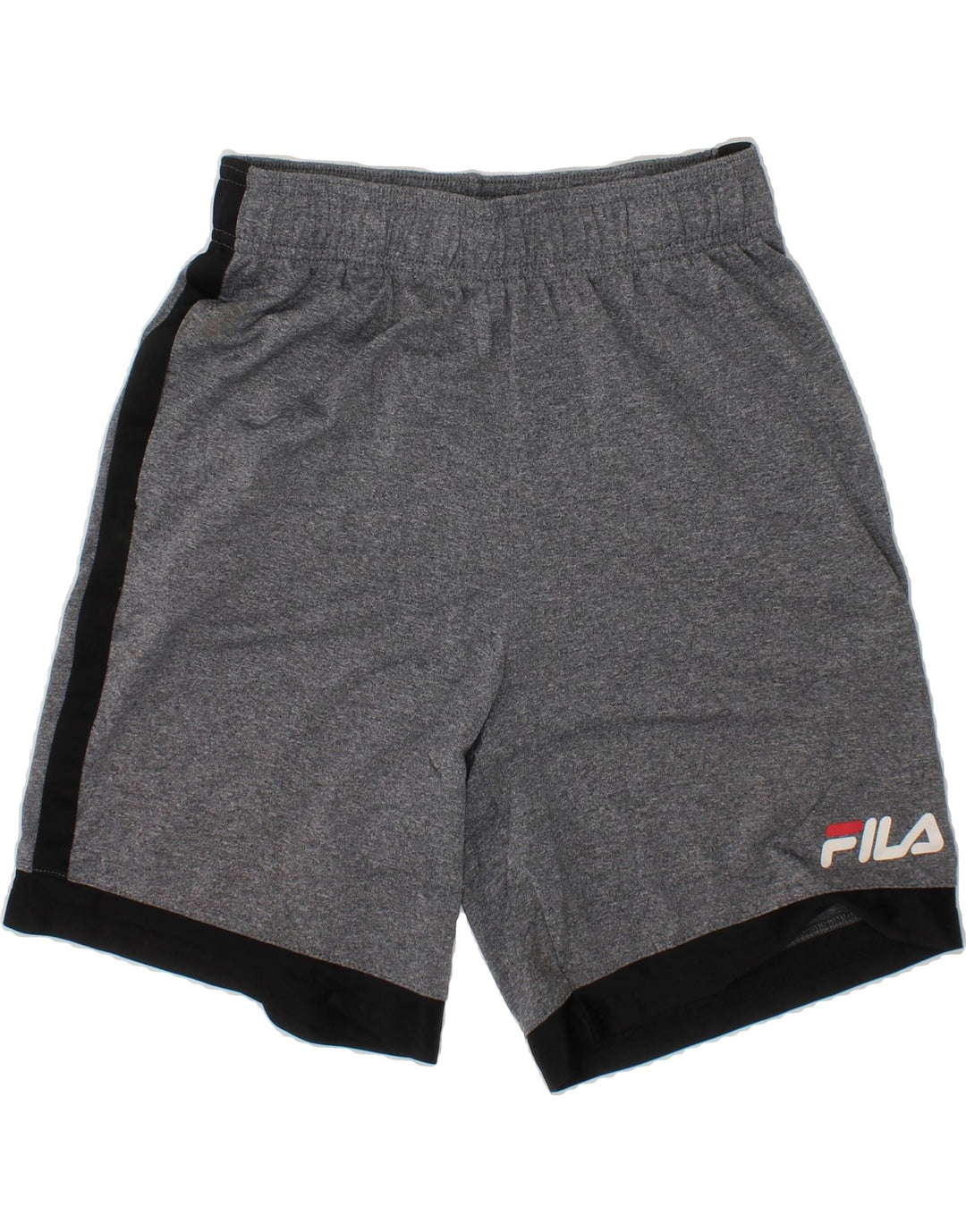 FILA Boys Sport Shorts 10-11 Years Large  Grey Colourblock Polyester Vintage Fila and Second-Hand Fila from Messina Hembry 