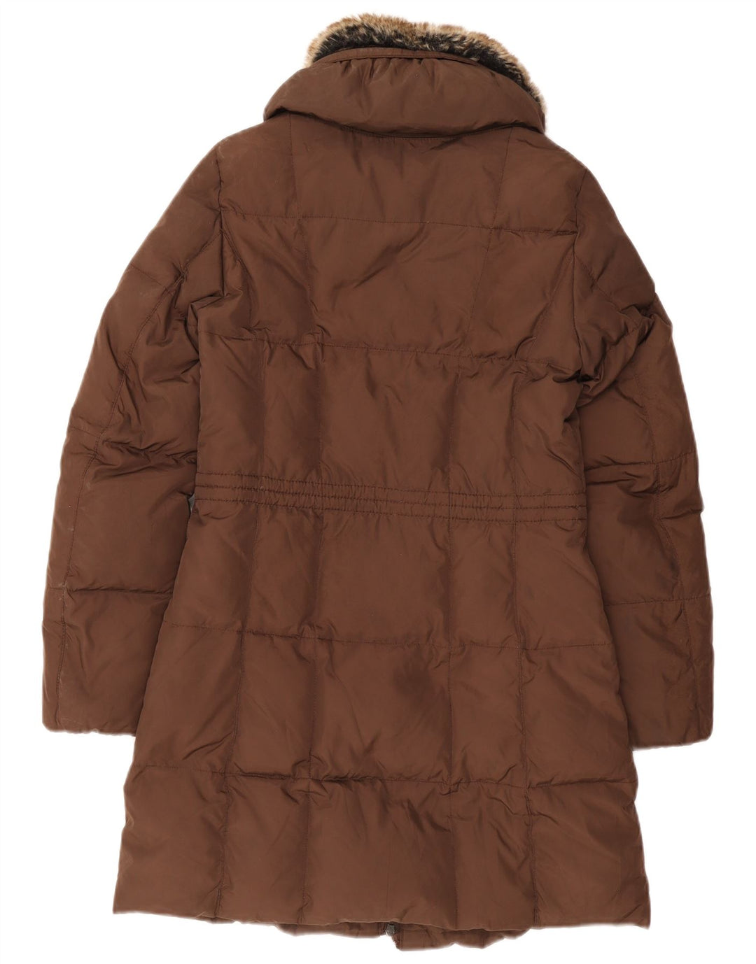 Geox polstret frakke til kvinder UK 8 Lille brun polyester