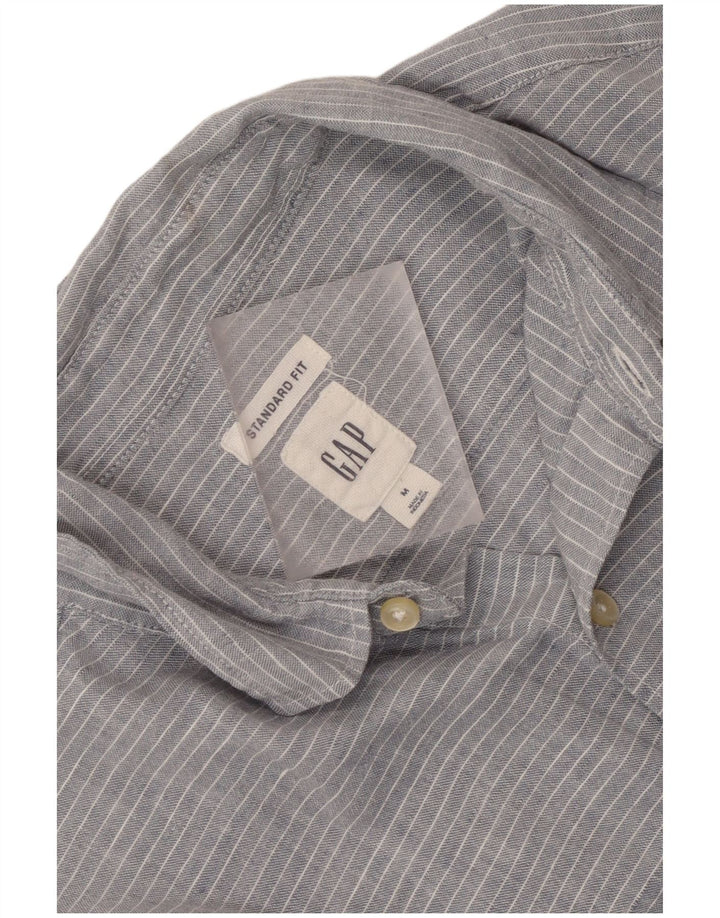 Gap Herre Standard Fit skjorte Medium Grey Pinstripe