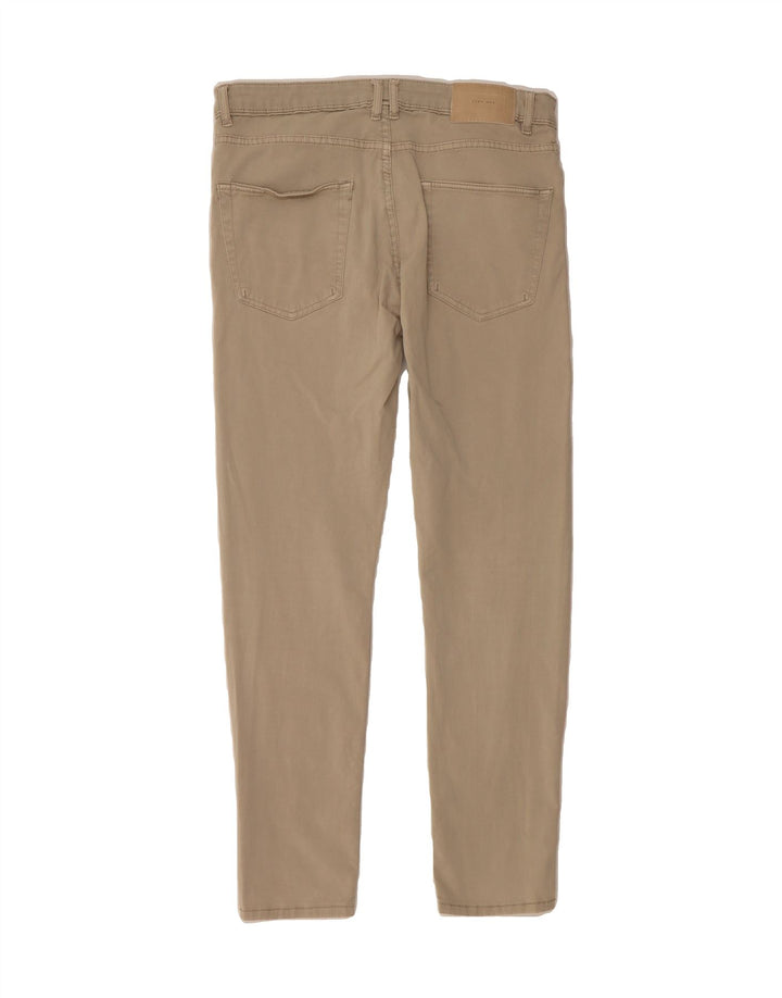 ZARA Mens Slim Casual Trousers EU 40 Medium W31 L32 Beige Vintage Zara and Second-Hand Zara from Messina Hembry 