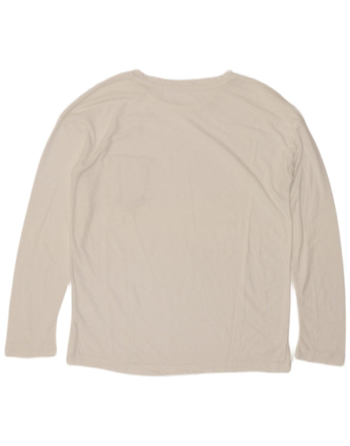 Zara Dame Trafaluc Top Langærmet UK 10 Small White