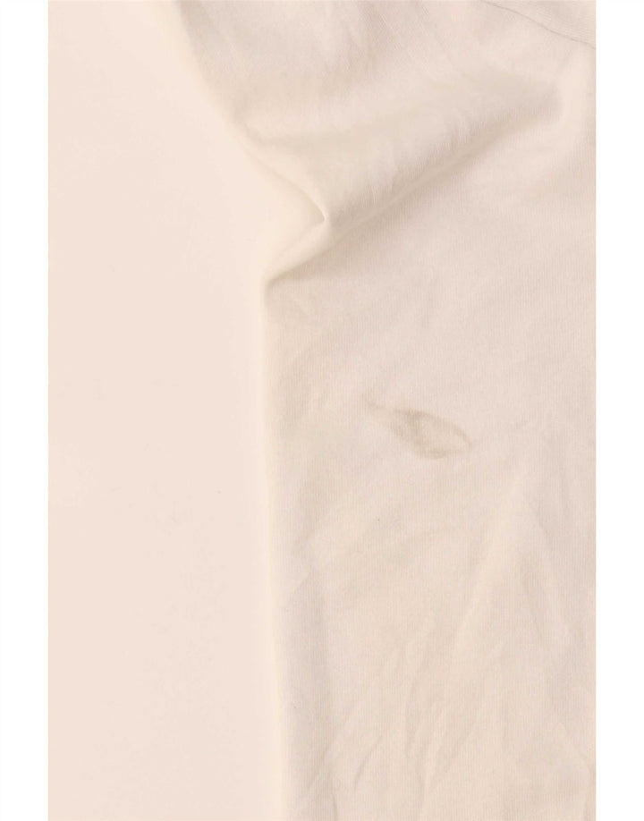 Nautica Dame Top Langærmet UK 14 Medium White Colourblock Bomuld
