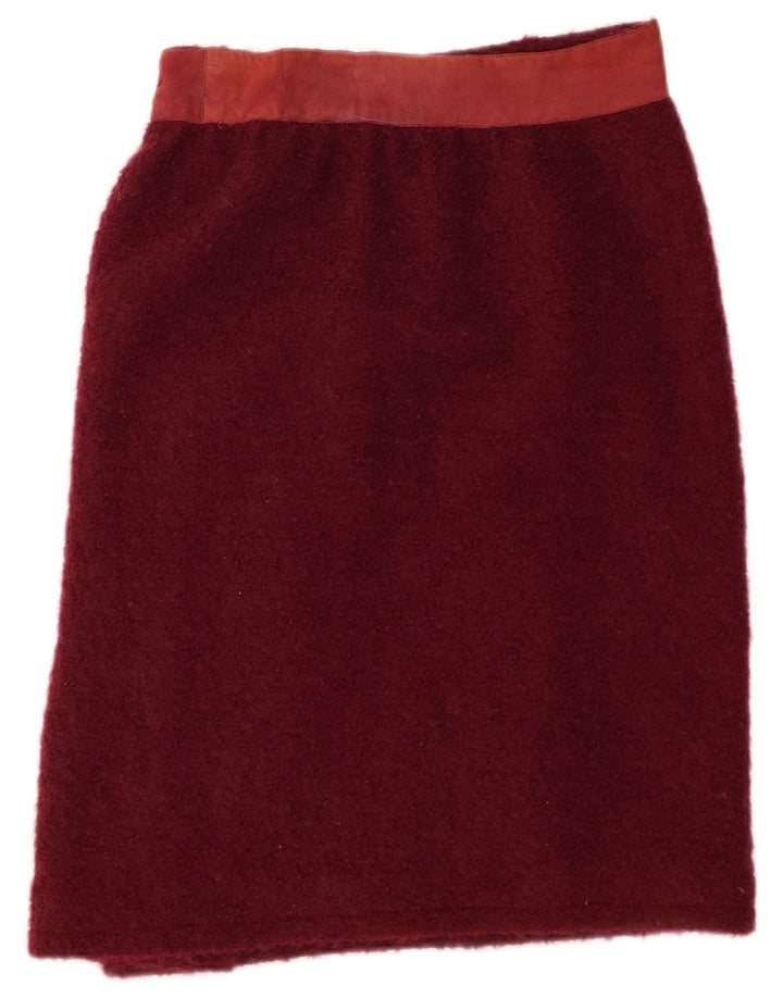 Alberta Ferretti lige nederdel til kvinder W30 Medium Burgundy