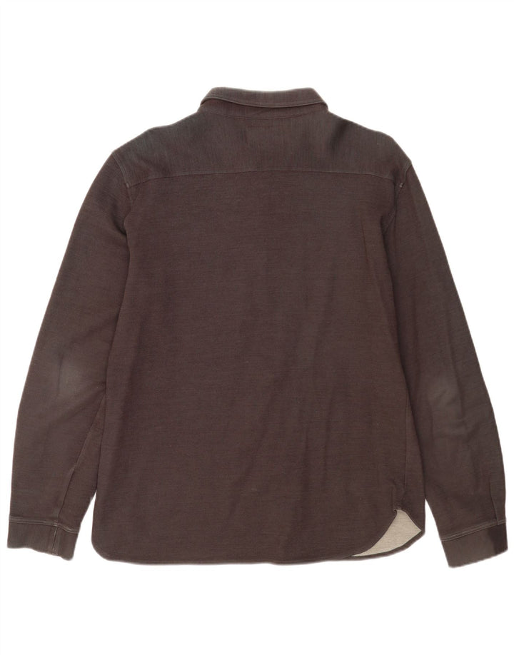 Armani Jeans Herreskjorte 2XL Brun Uld