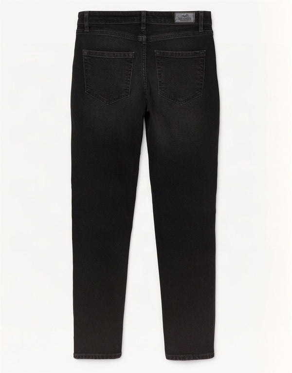 Hollister Womens Mom High Rise Curvy Straight Jeans US 00 2XS W23 L27 Grey
