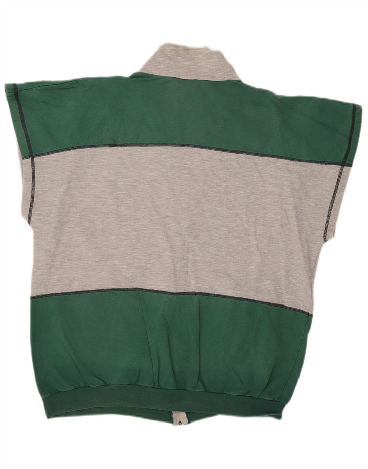 Aktiv Herre Ærmeløs træningsdragt Topjakke 2XL Grå Colourblock Bomuld