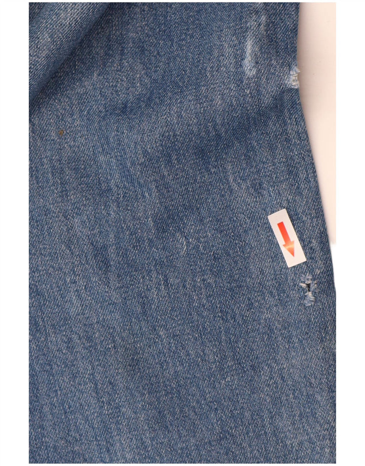 Levi's Herre 521 Straight Jeans W38 L34 Blå Bomuld
