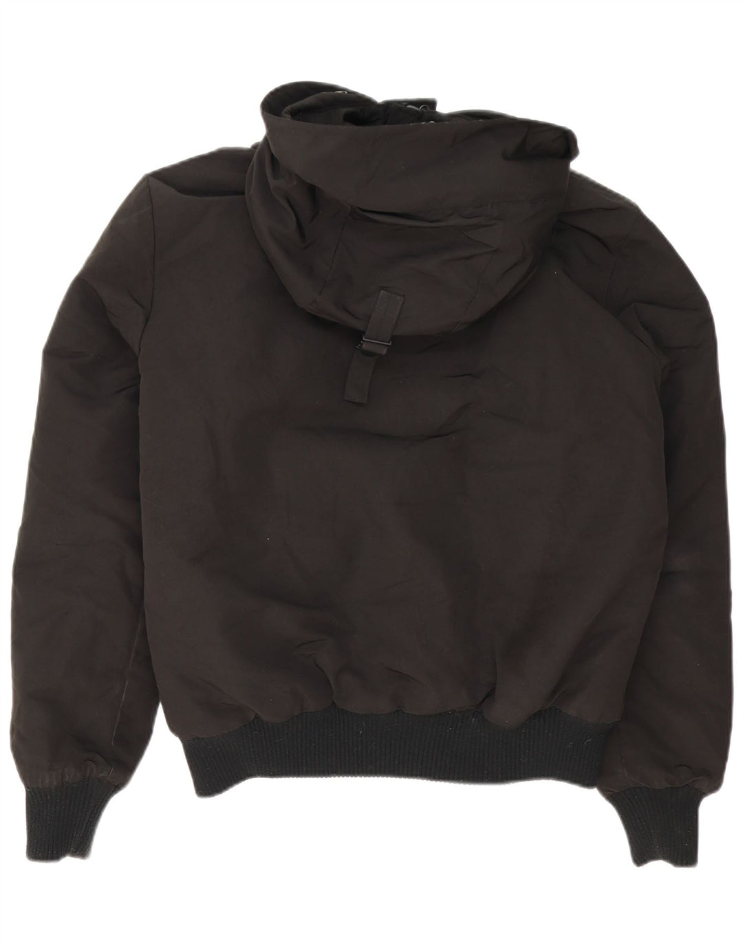 SUPERDRY Bomberjakke med hætte til mænd UK 38 Medium Sort Nylon