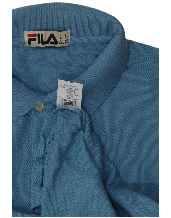 Fila Poloskjorte til mænd IT 52 Stor Blå Bomuld