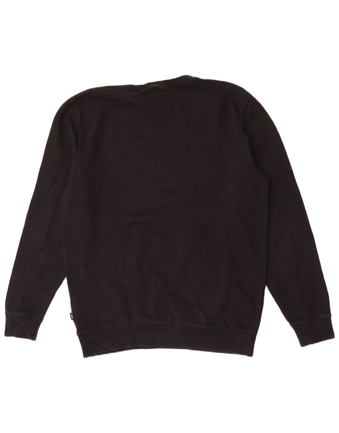 Vans Herre Grafisk Sweatshirt Jumper Medium Sort Bomuld
