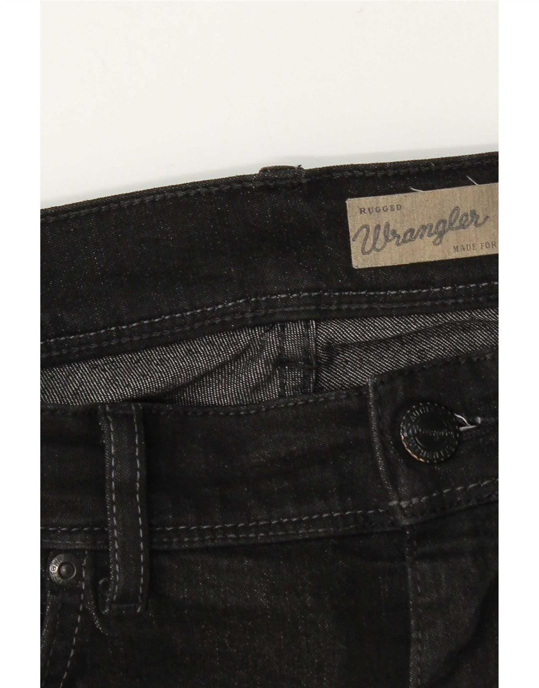 Wrangler Herre robuste lige jeans W32 L33 Sort