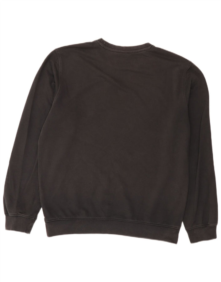 Champion Herre Grafisk Sweatshirt Jumper Stor Sort Bomuld