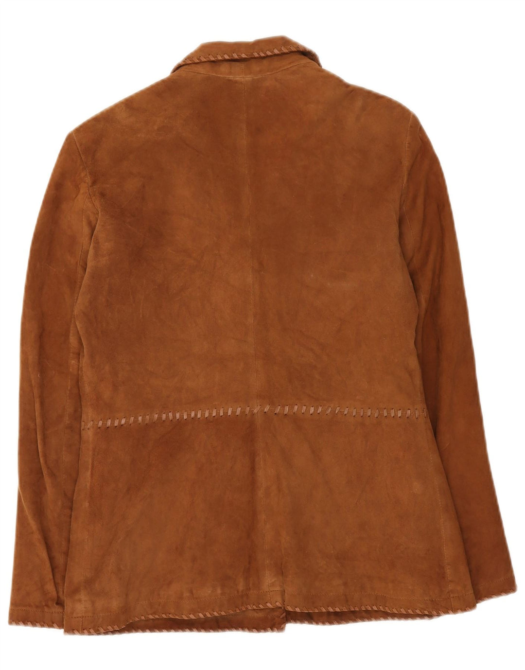 CONBIPEL Dame 2-knaps ruskindsblazerjakke IT 48 XL Brunt læder