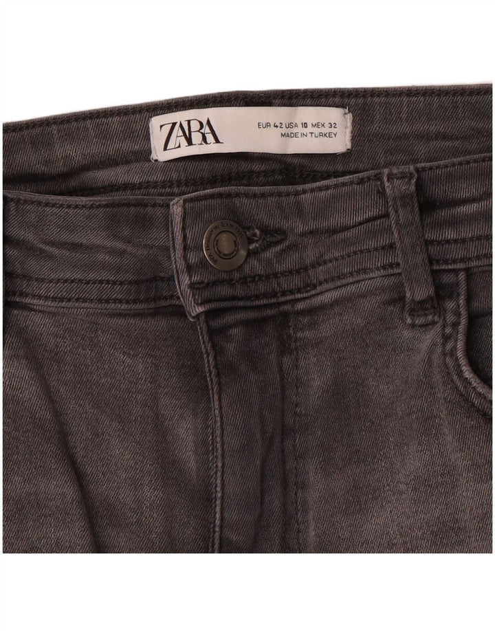 Zara Dame Skinny Jeans EU 42 Large W32 L27 Grå