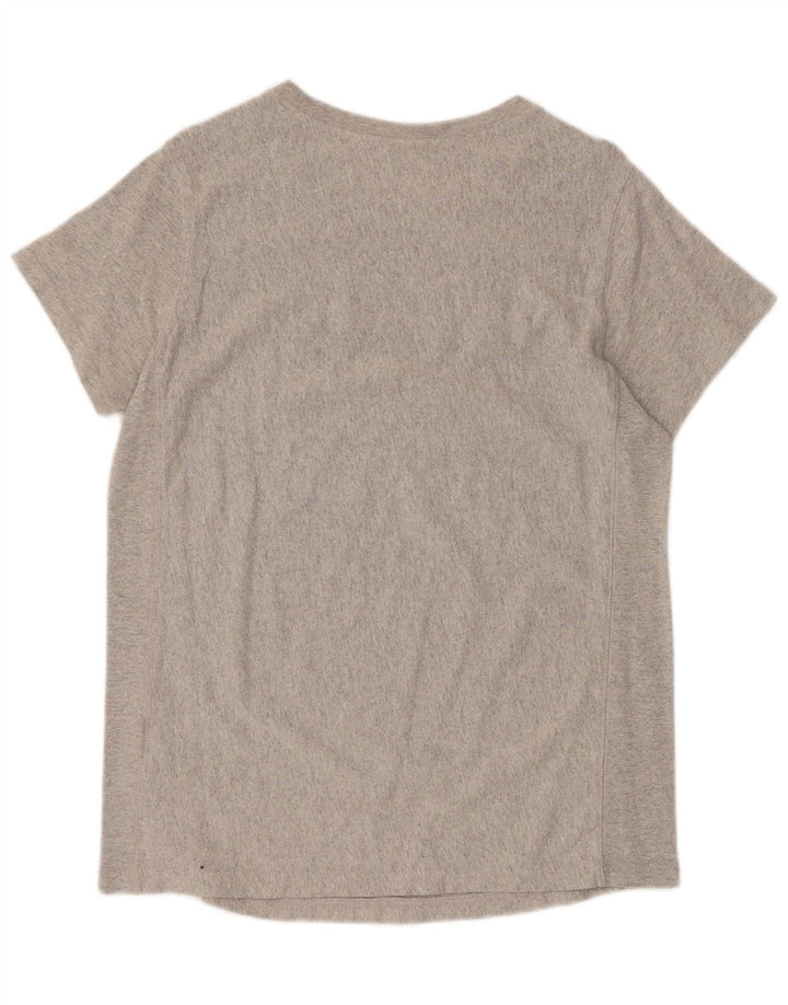 Champion Herre Grafisk T-Shirt Top Stor Grå Bomuld