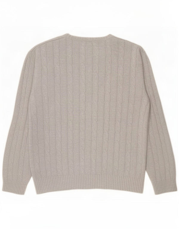 French Connection Herre Crew Neck Jumper Sweater XL Grå Bomuld