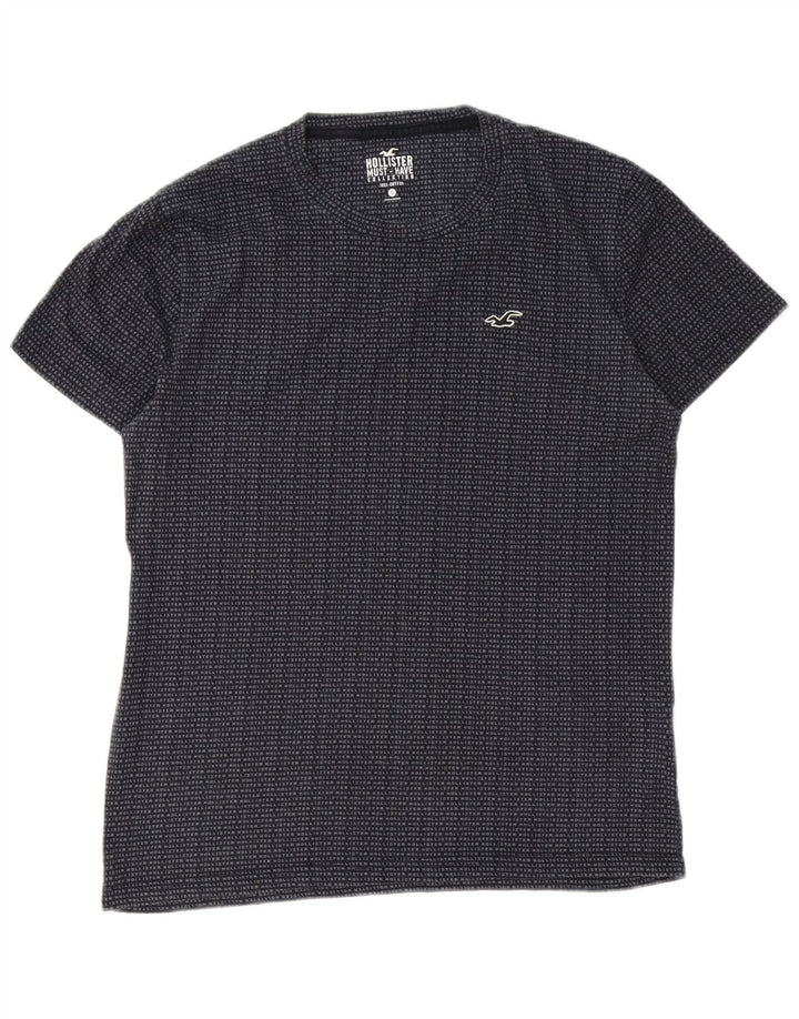 Hollister herre T-shirt top lille marineblå bomuld