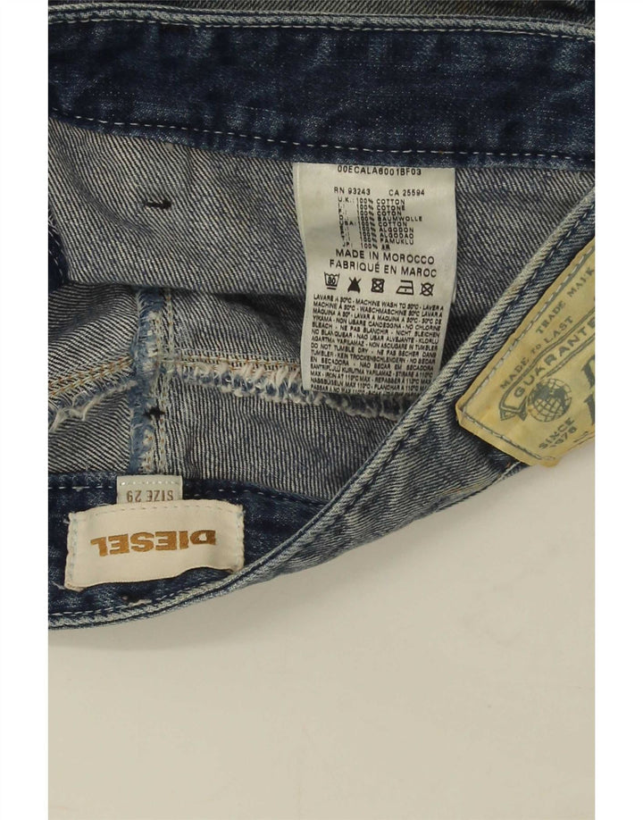 Diesel denimshorts til kvinder W29 Mellemblå bomuld