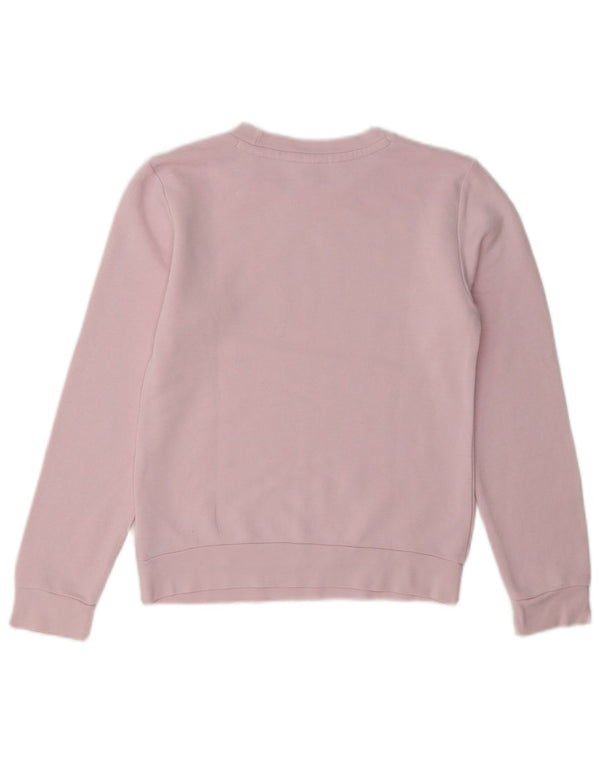 Adidas Girls Graphic Sweatshirt Jumper 9-10 år Pink Bomuld