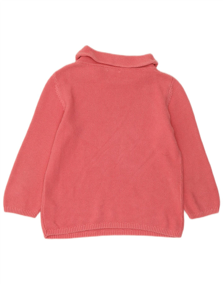 HOBBS Dame Oversized 3/4-ærmet trøjetrøje med rullehals UK 6 XS Pink