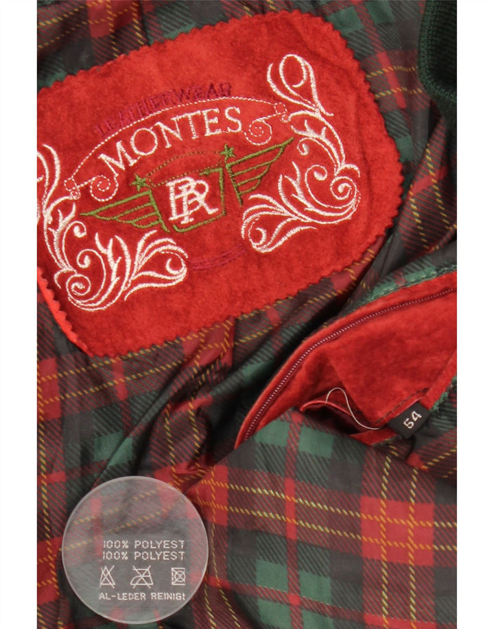 MONTES Bomberjakke til mænd IT 54 2XL Rød Colourblock Polyester