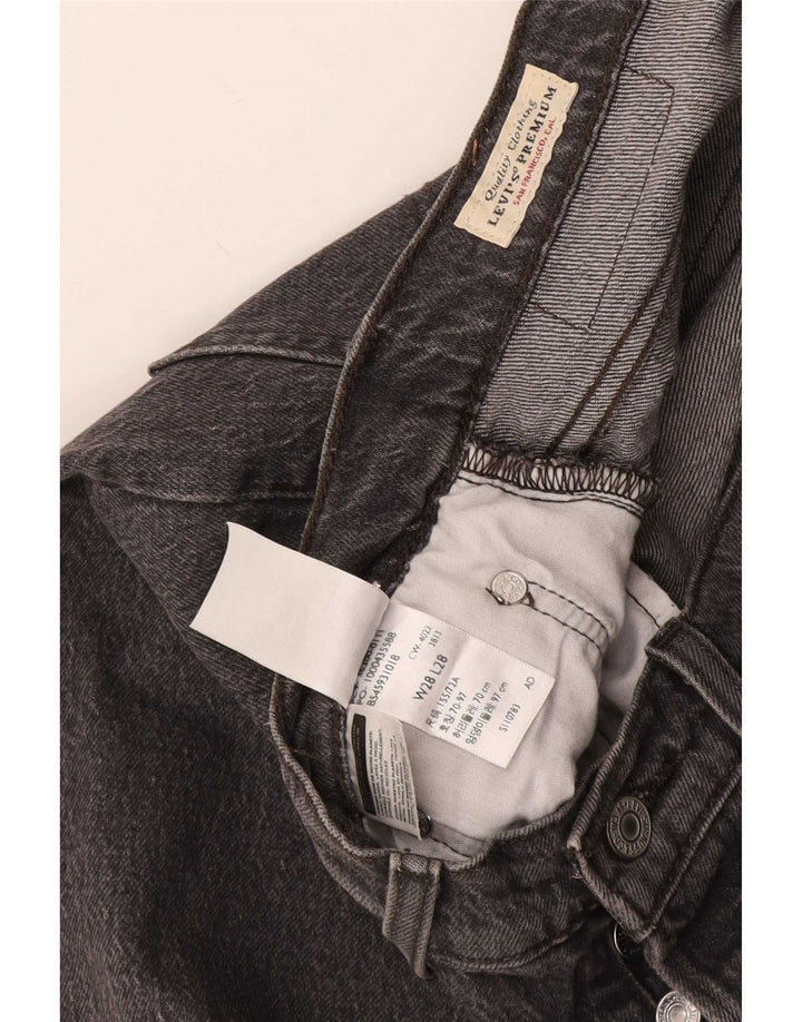 Levi's Dame 501 Straight Jeans W28 L28 Grå