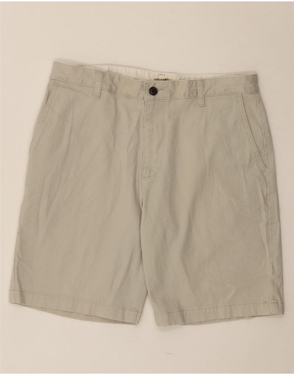 DOCKERS Herre Cargo Shorts W33 Medium Beige Bomuld
