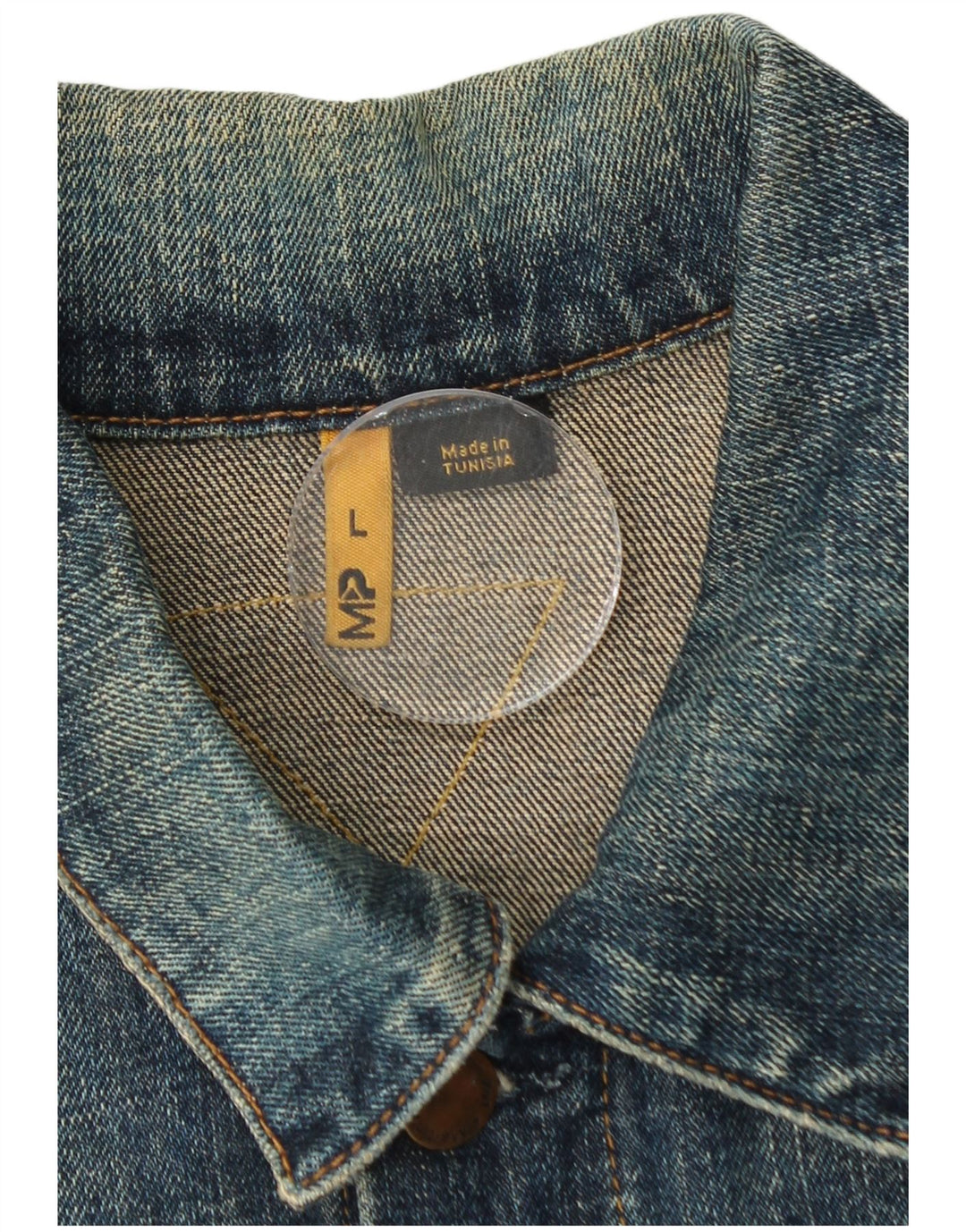 MELTIN' POT Herre denimjakke UK 40 Large Blue Cotton