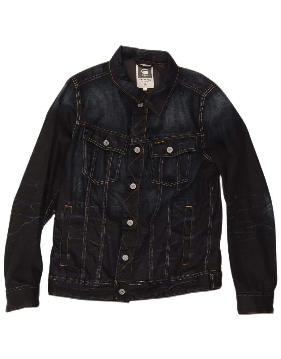 G-Star Herre denimjakke UK 40 Large Navy Blue