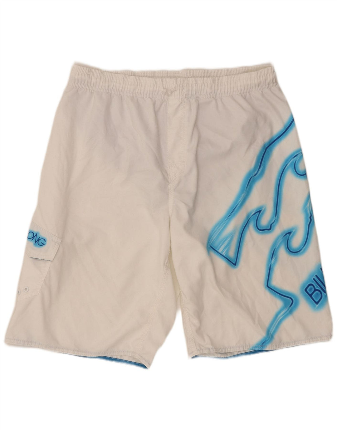 Billabong Herre grafiske svømmeshorts 2XL hvid polyester