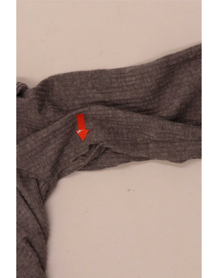 Zara Dame Trafaluc Off Shoulder Top UK 12 Medium Grå