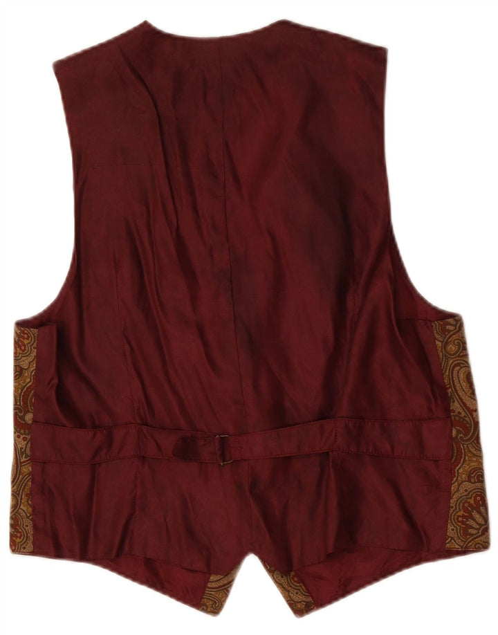 Vintage vest til mænd Medium brun Paisley