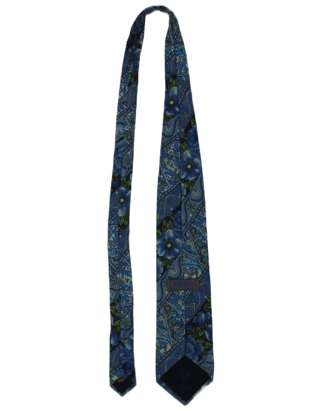 Kenzo Herre slips One Size Blue Floral Silke Designer