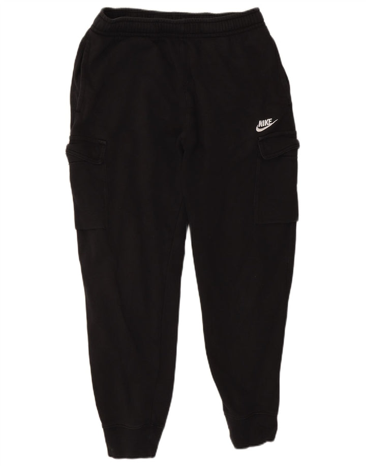 Nike Herre Cargo Træningsdragt Bukser Joggers Medium Sort Bomuld